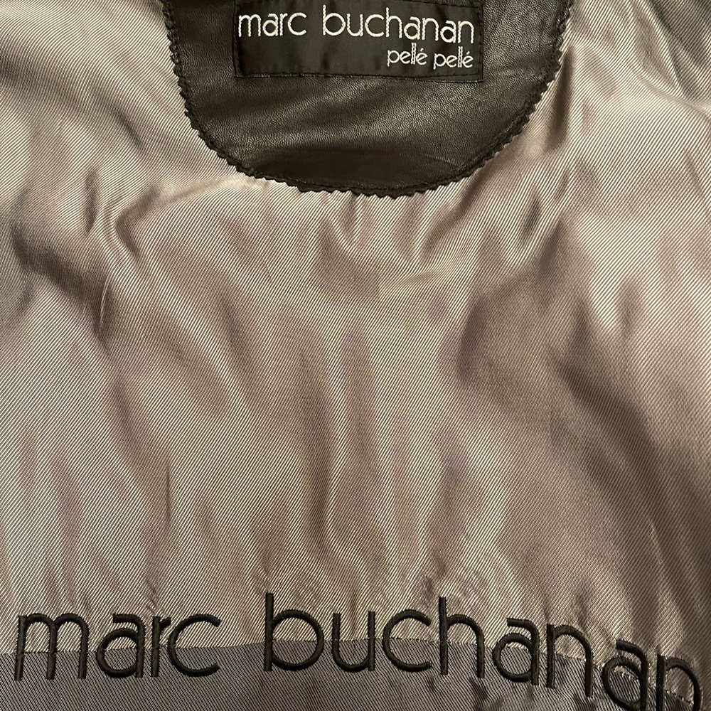 Marc Buchanan Pelle Pelle black leather jacket. Brand new! No tags. - Picture 3 of 4
